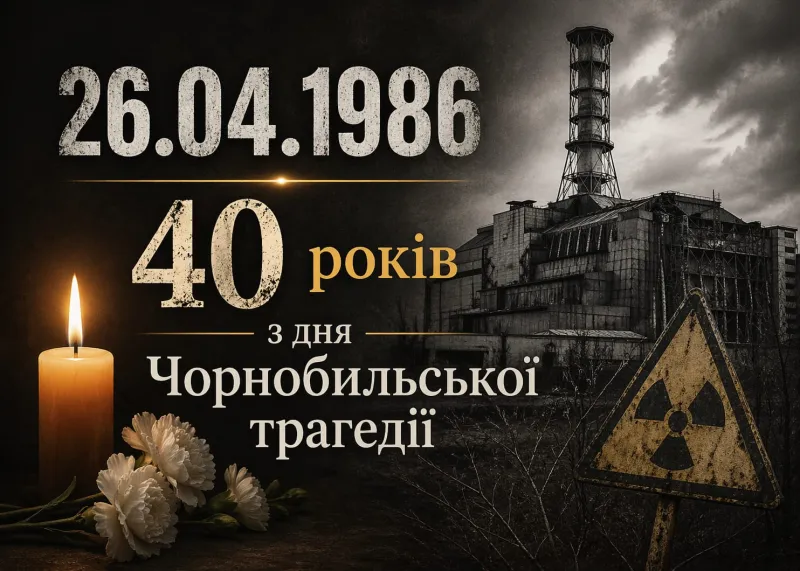 40 років Чорнобильської катастрофи: пам’ять, що формує відповідальність